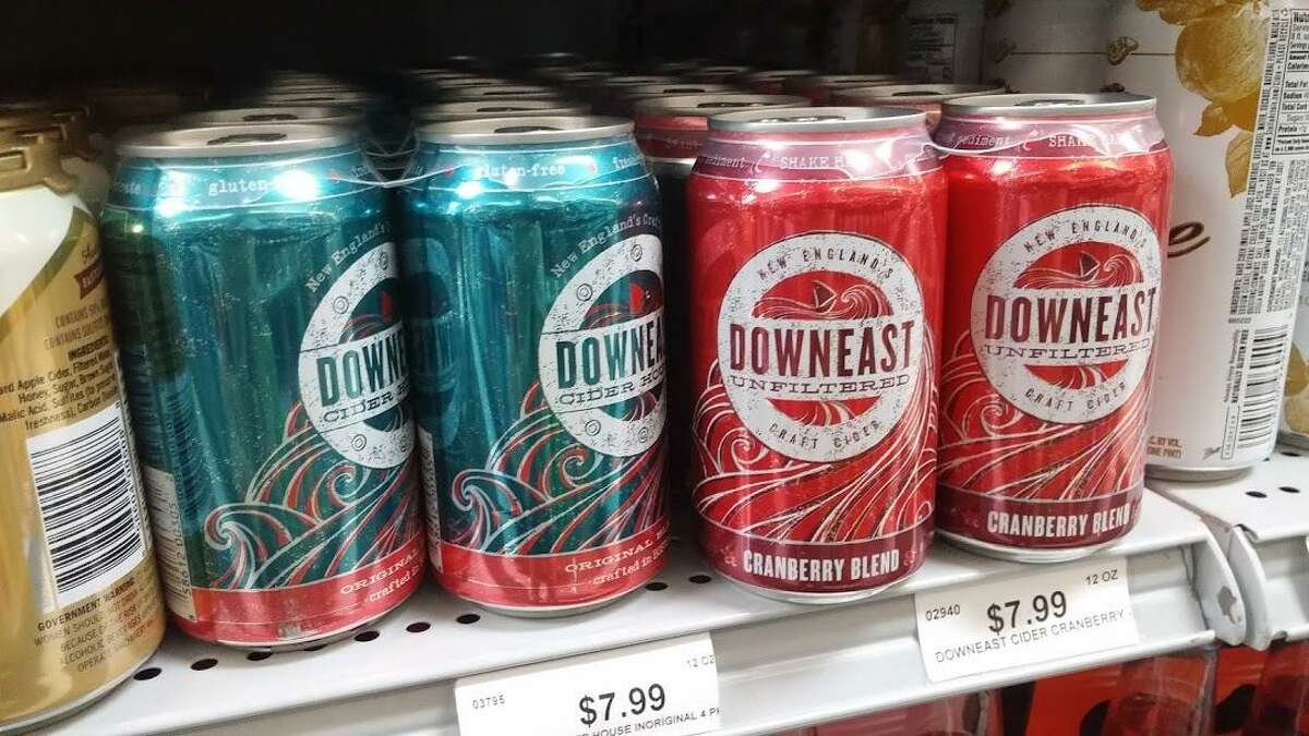Original and cranberry cider from Downeast.