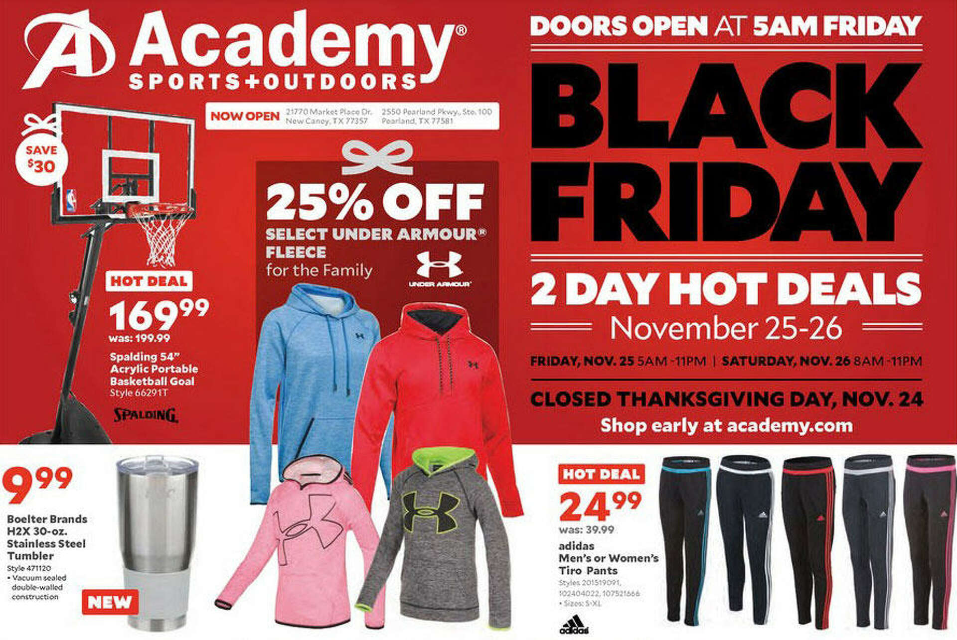 Academy Sports Outdoors Black Friday 2016 Doorbuster ad released