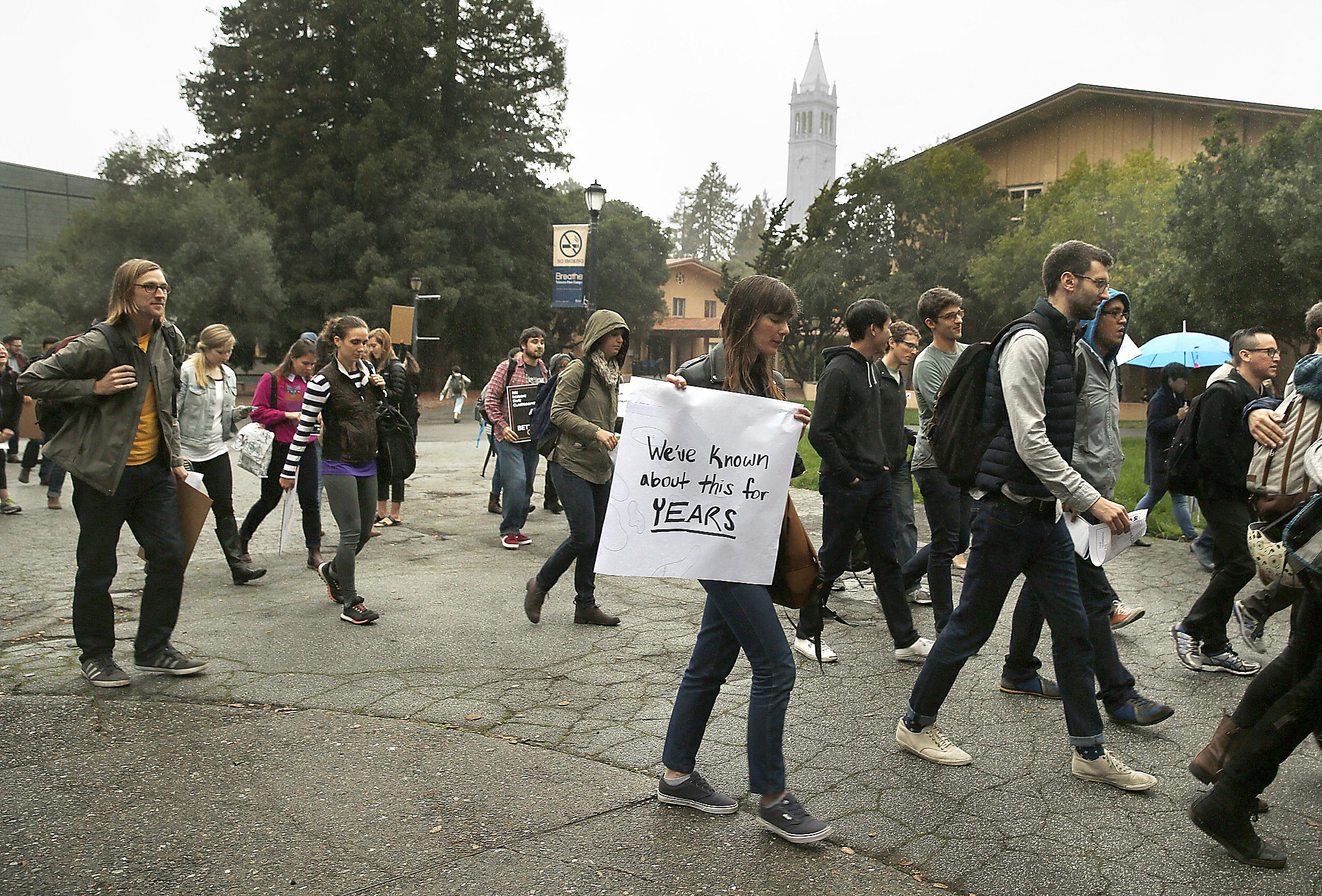 Protest At Uc Berkeley After Faculty Sex Harassment Finding