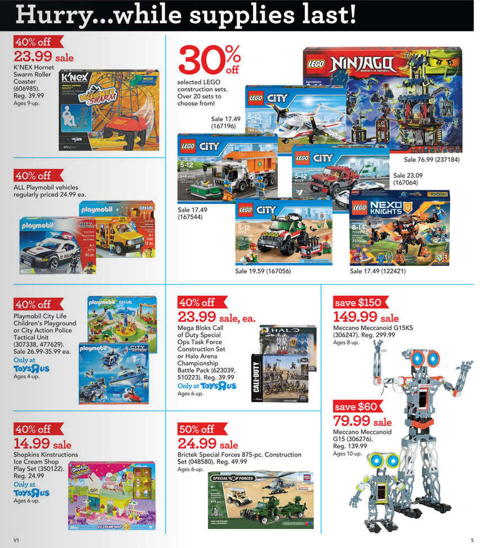 Toys "R" Us Black Friday 2016 ad circular released