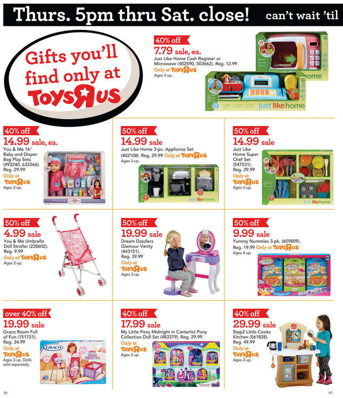 Toys "R" Us Black Friday 2016 ad circular released