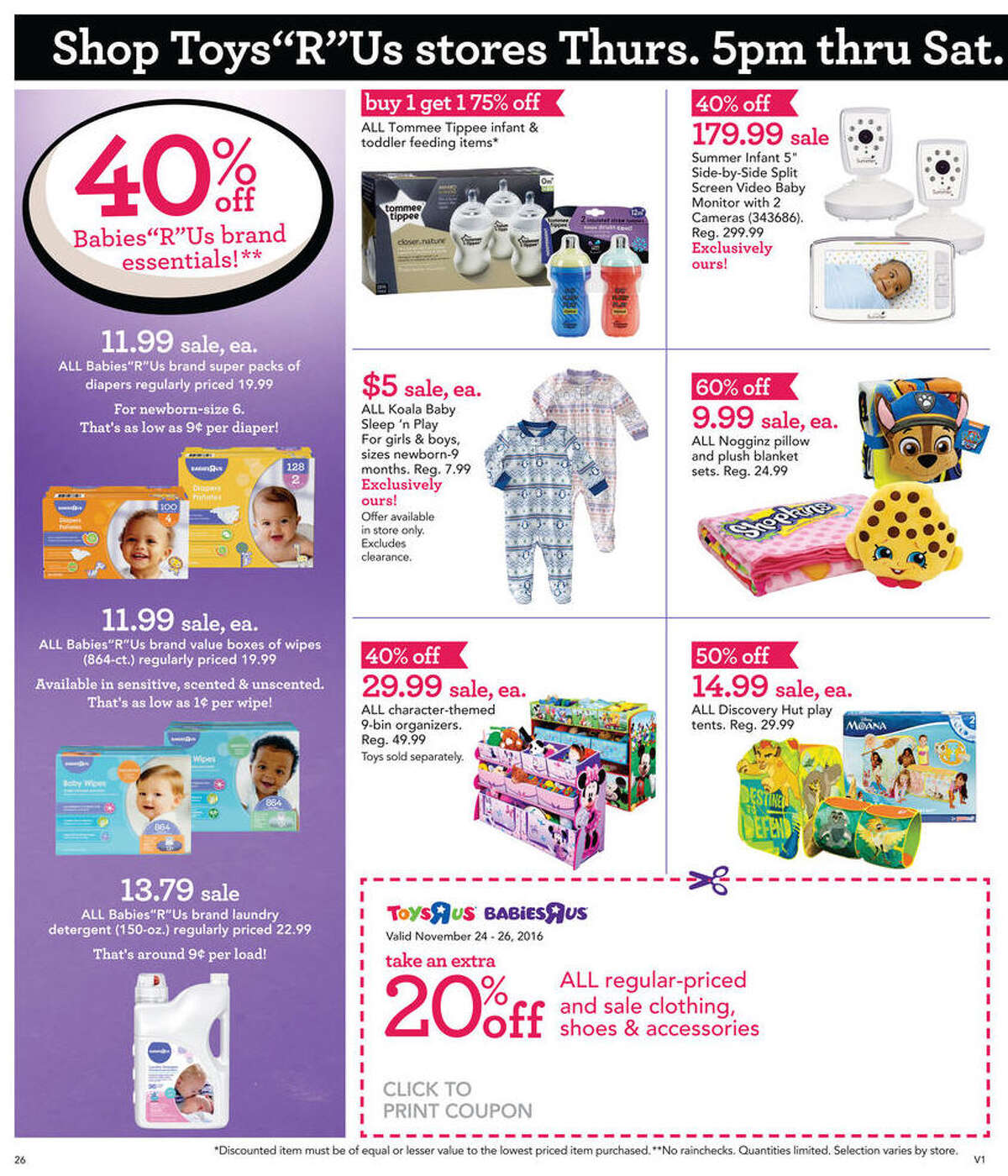 Toys "R" Us Black Friday 2016 ad circular released