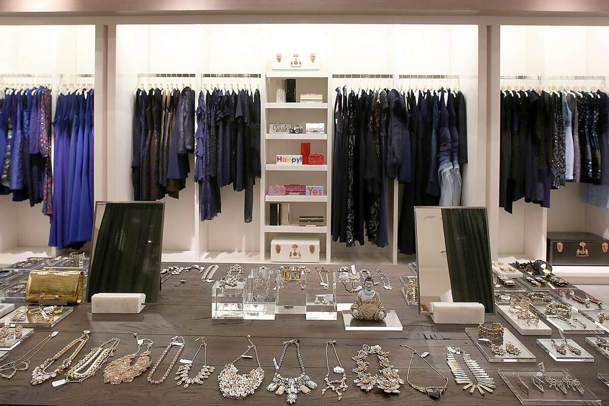 Inside interior neiman marcus department store display sale