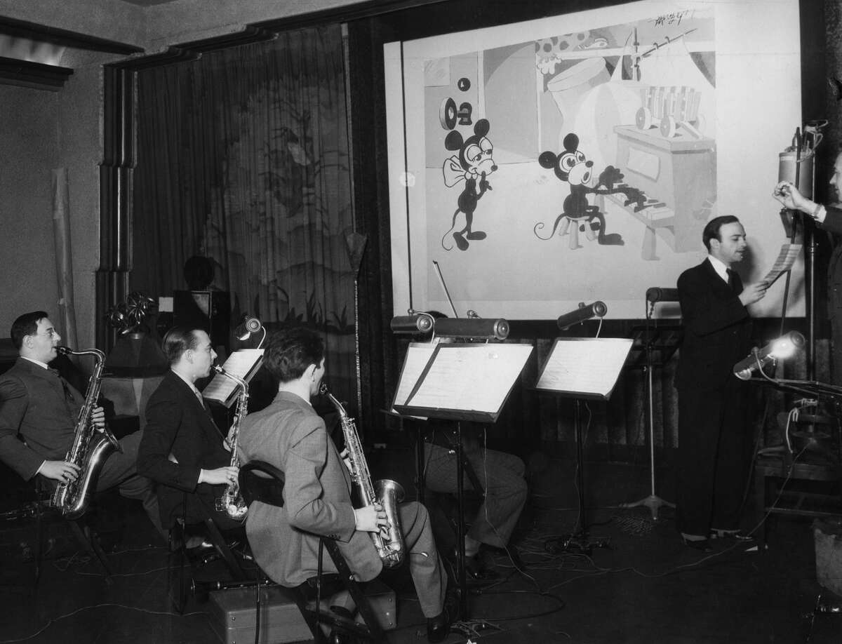 Sound recording for a Mickey Mouse motion picture cartoon, June 1932.