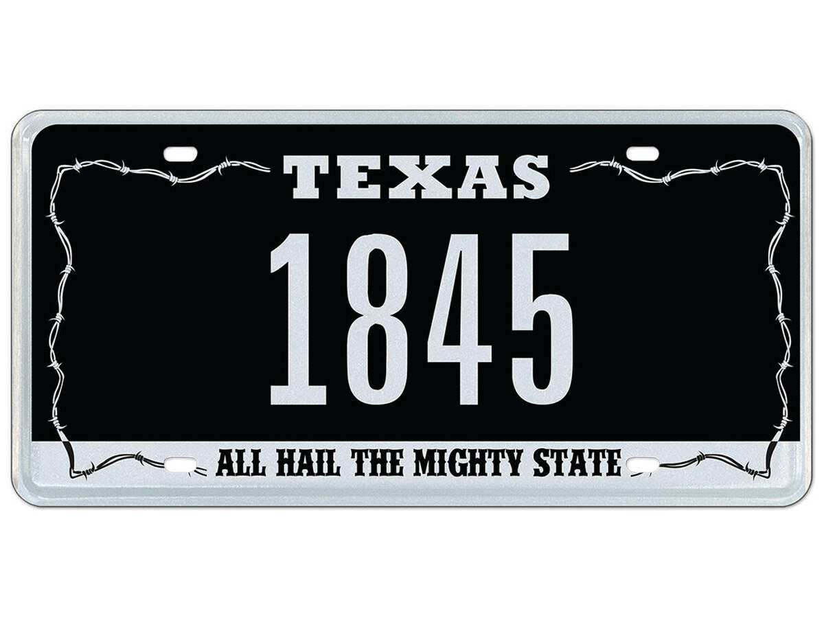 50 vanity Texas license plates for auction