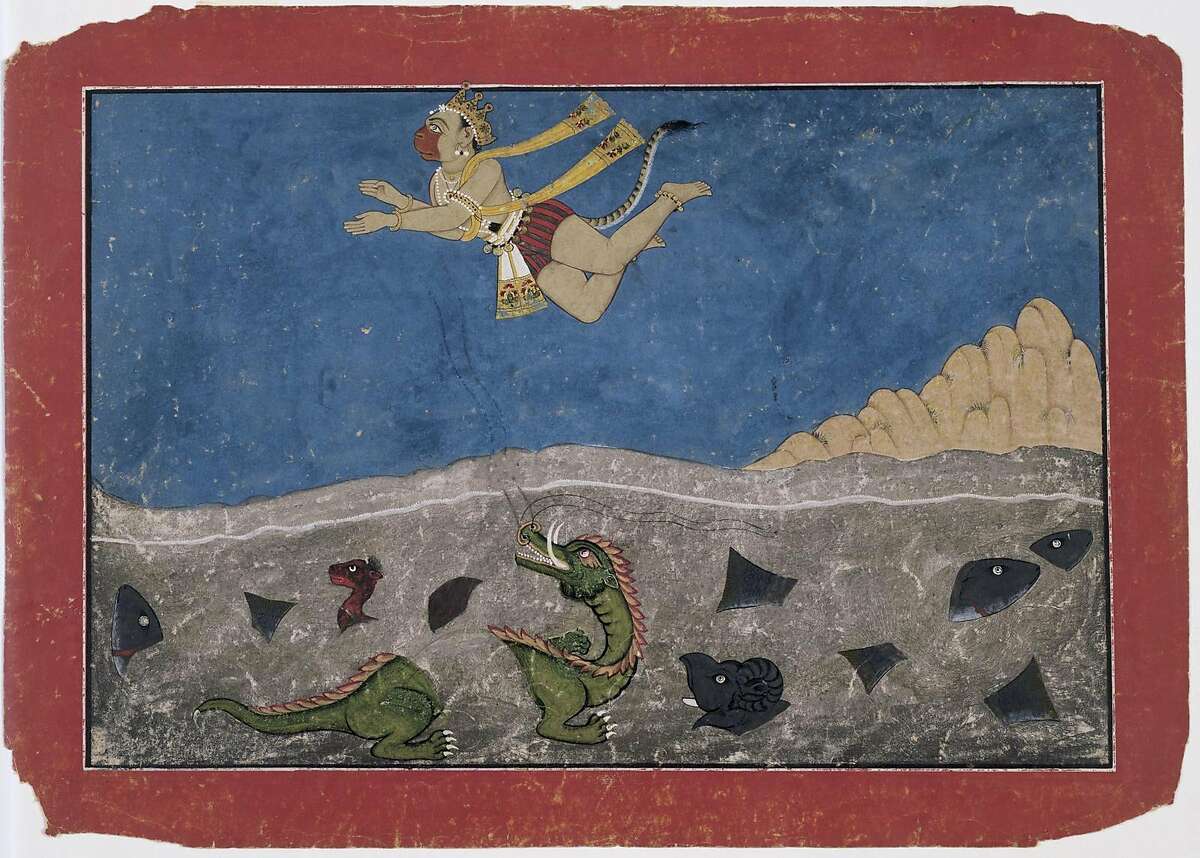 A work from �The Rama Epic: Hero, Heroine, Ally, Foe,� at the Asian Art Museum through Jan. 15.
