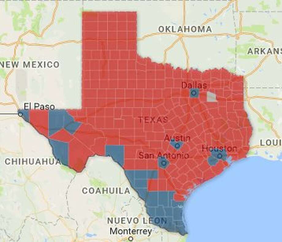 Texas Political Map Red Blue ELECTION 2016: Katy area results for 2016 general election 