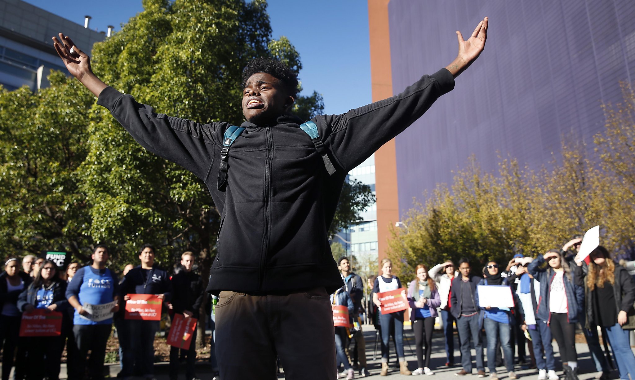 UC Students’ Protest Over Tuition Disrupts Regents Meeting