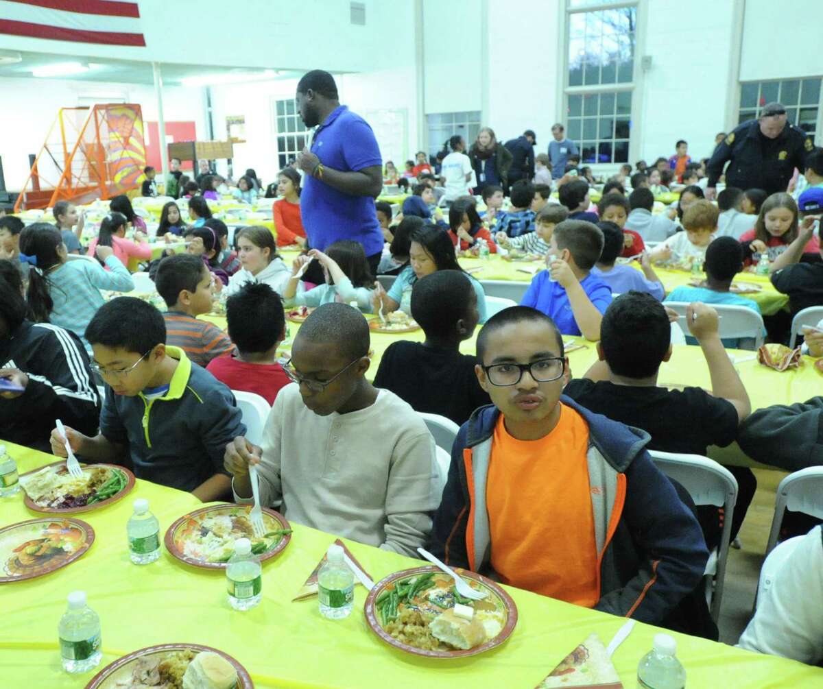 The Boys & Girls Club of Greenwich annual "Thanksgiving dinner" at the club last year. This year’s dinner will take place on Nov. 22 at 4 p.m.