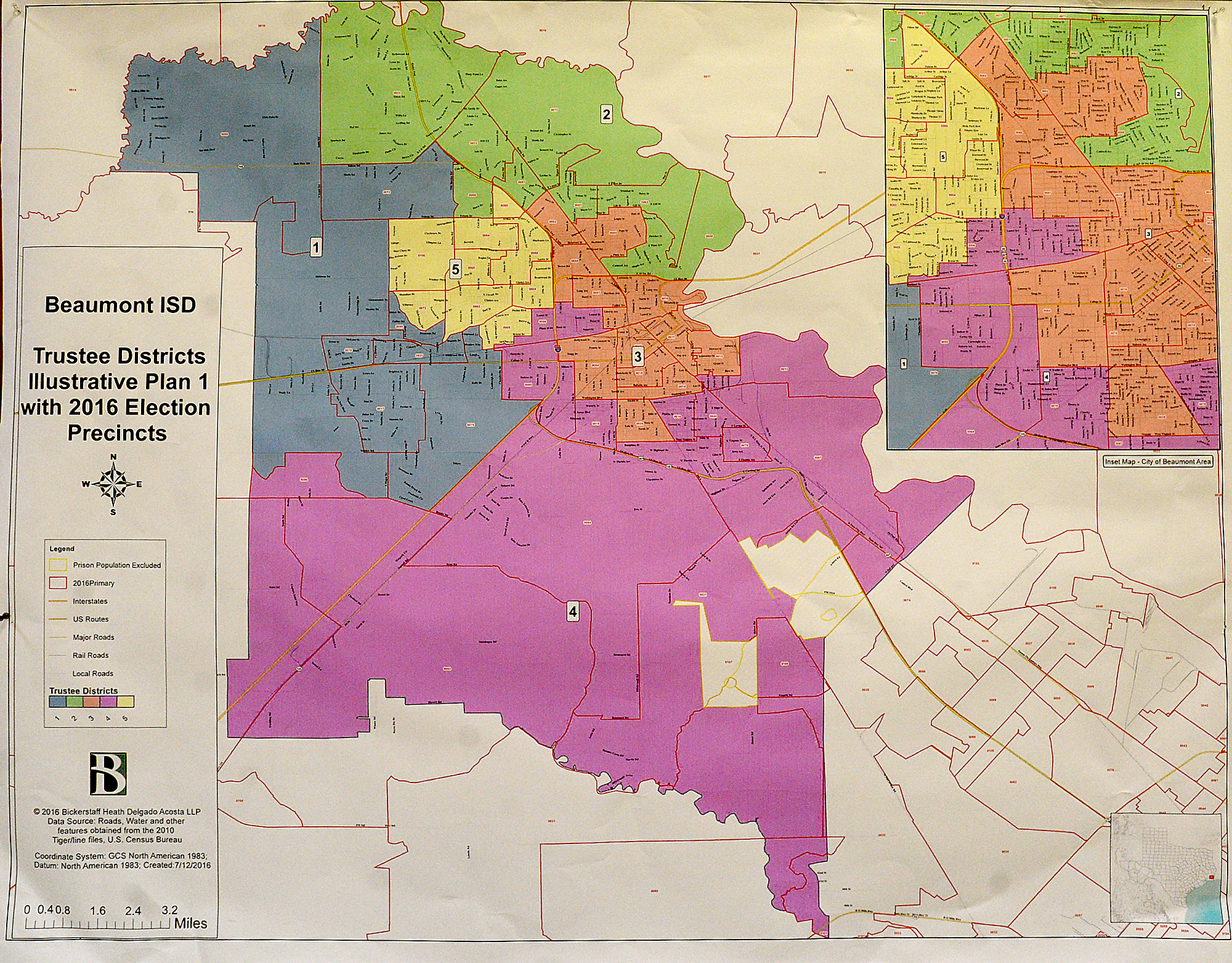 Beaumont ISD trustees approve redistricting plan