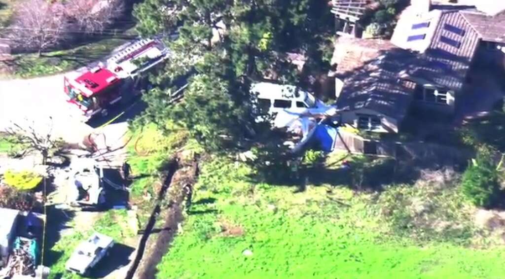 1 Person S Hurt In Plane Crash Near Half Moon Bay Airport Sfgate A Plane Crashed Into Home Friday Nov 18 2016 Near Half Moon