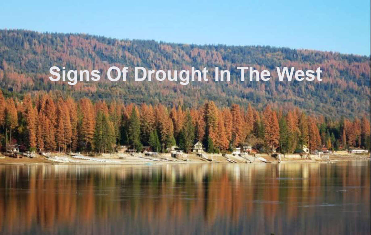 A look at some of the most striking images of the how years of drought are changing landscapes in the western United States. 