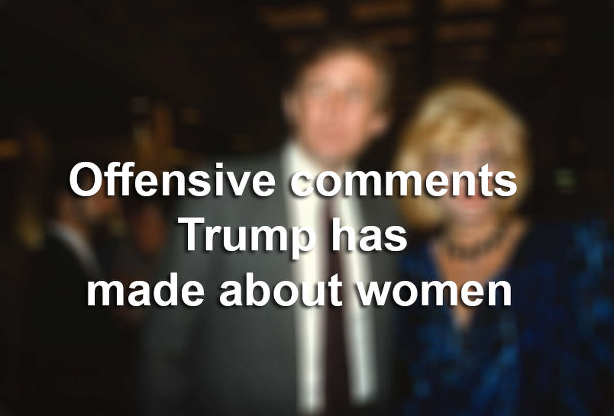 U.K. media outlet The Telegraph has compiled a lengthy timeline of Donald Trump's commentary on women, whether they be specific or general.