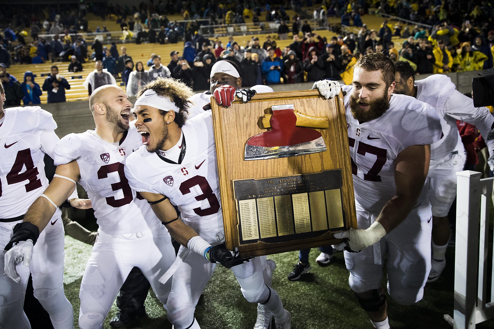 That feels familiar Stanford wins rainy Big Game