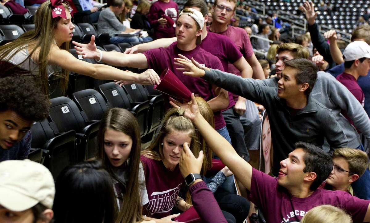 State volleyball championship Lewisville Hebron vs. Clear Creek