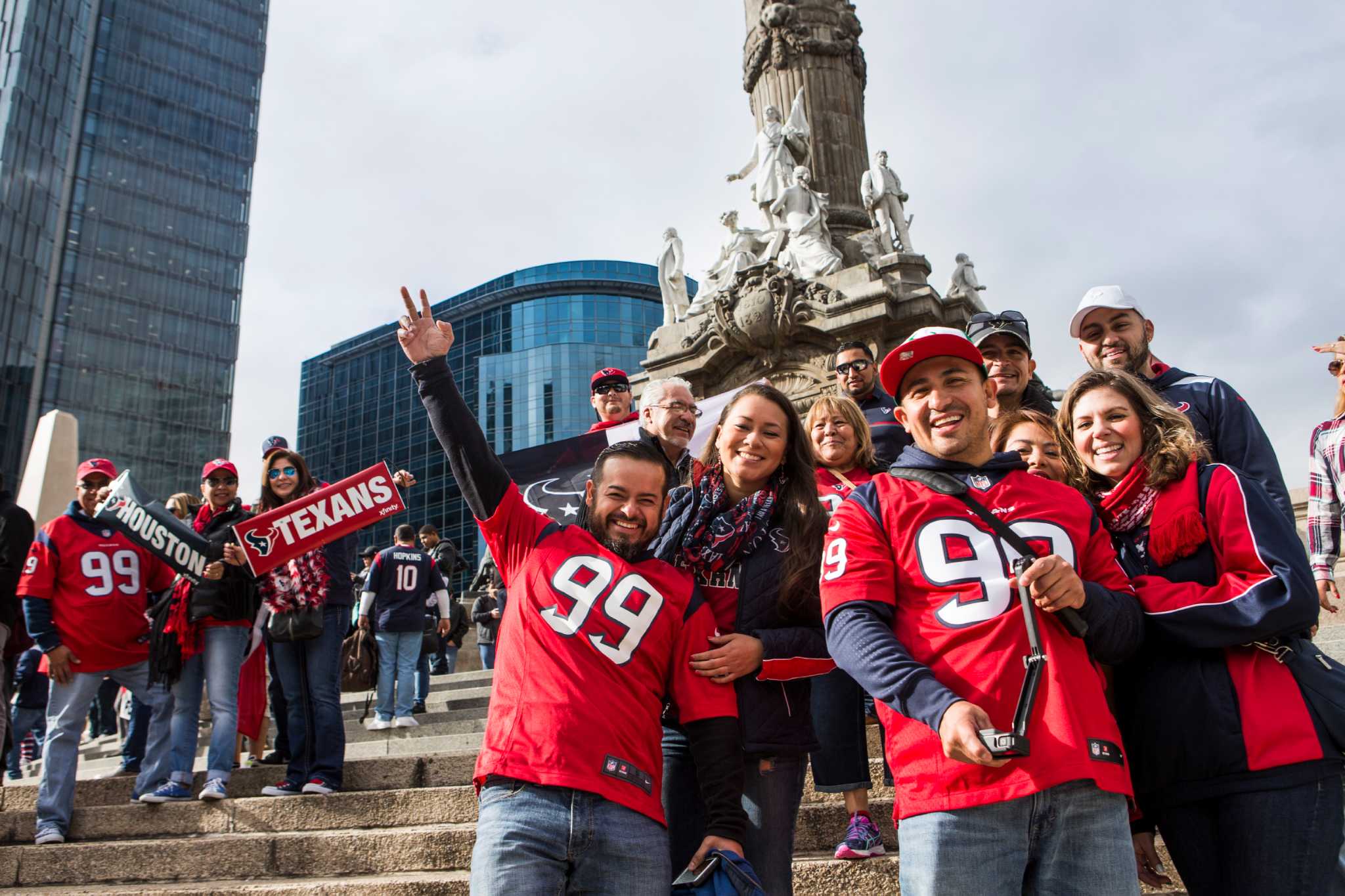 Houston Texans fans in Mexico City.