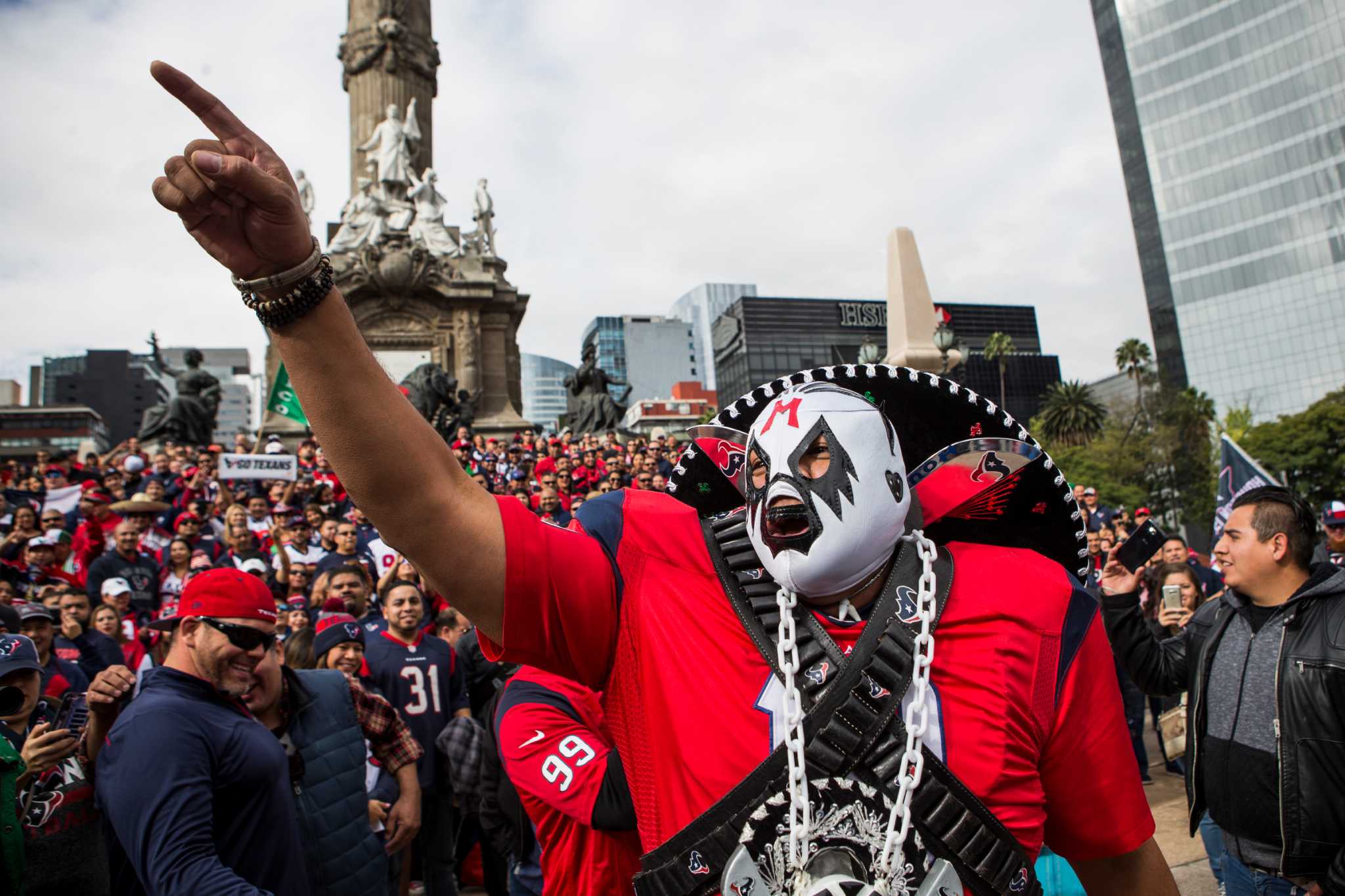 Houston Texans fans in Mexico City