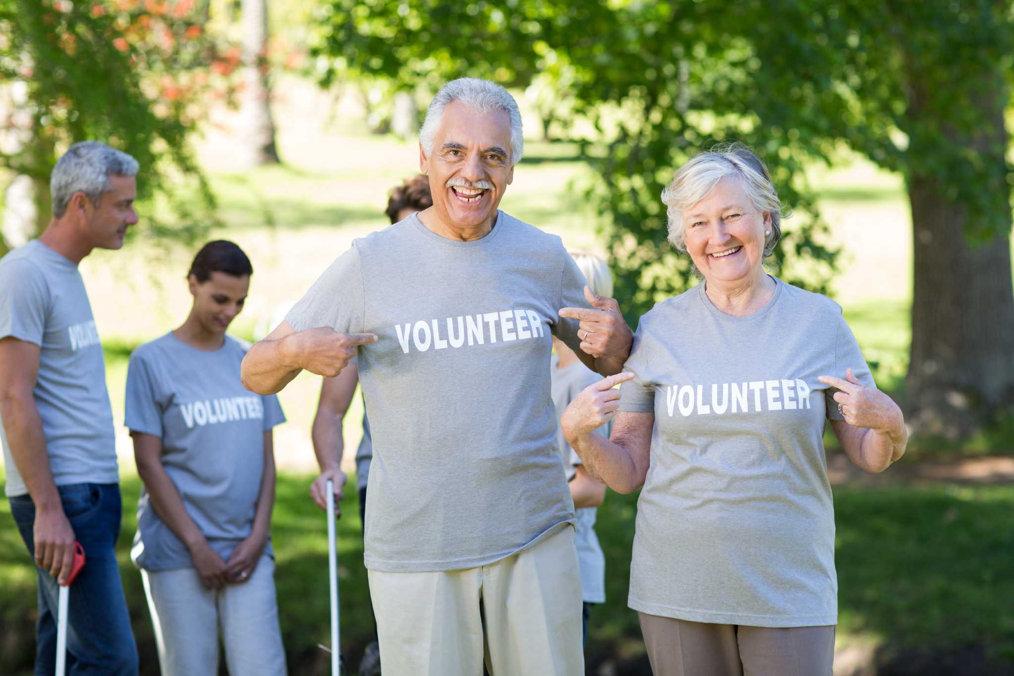 Image result for old people volunteer"