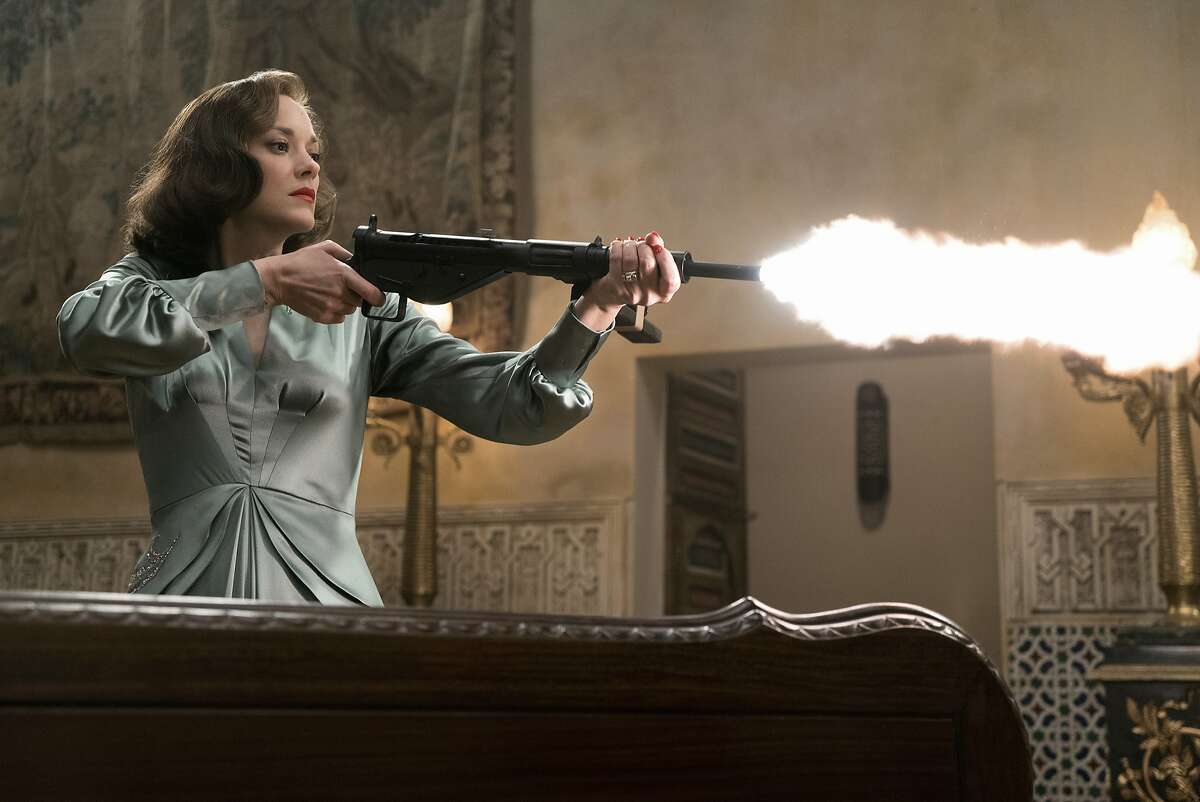 In this image released by Paramount Pictures, Marion Cotillard appears in a scene from "Allied." (Daniel Smith/Paramount Pictures via AP)