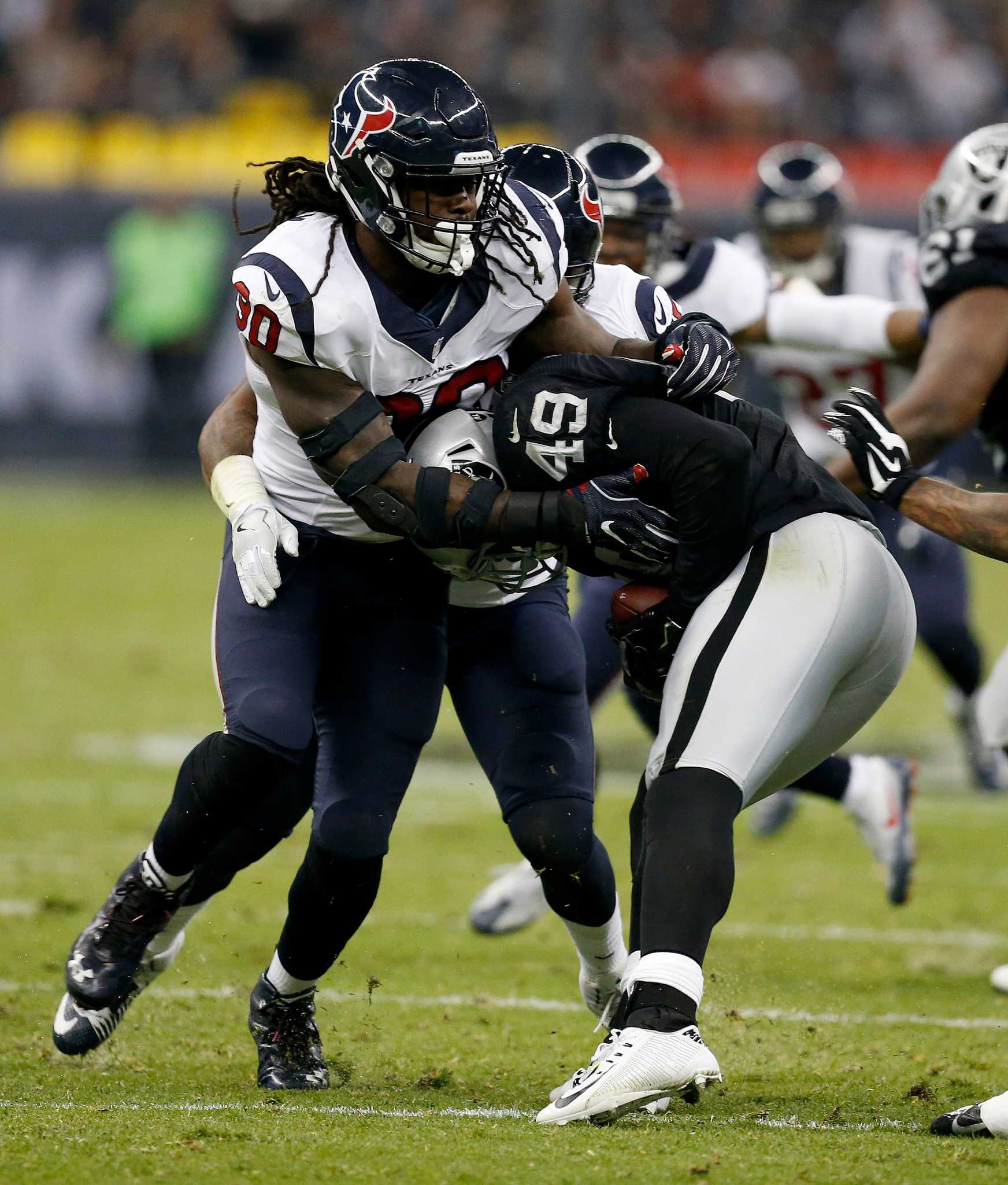 Three game balls for Texans-Raiders