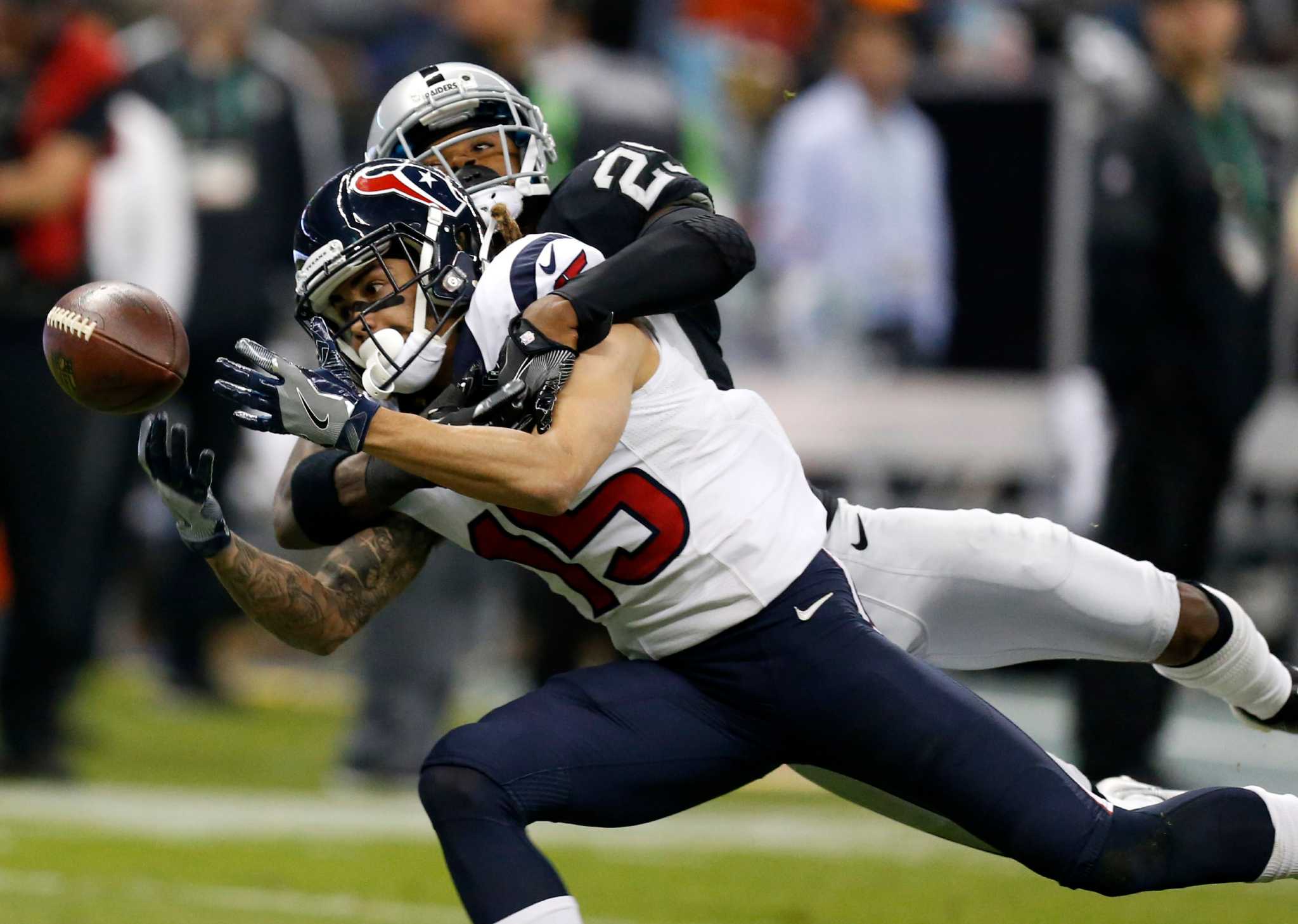 Houston Texans WR Will Fuller out vs. Oakland Raiders 