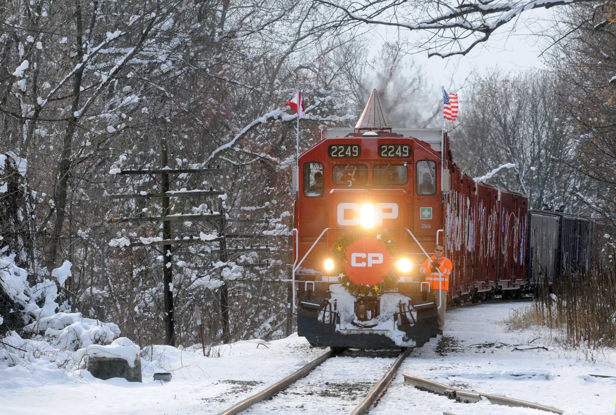 Canadian Pacific Holiday Train in Saratoga Springs Canadian Pacific Holiday Train in Saratoga Springs