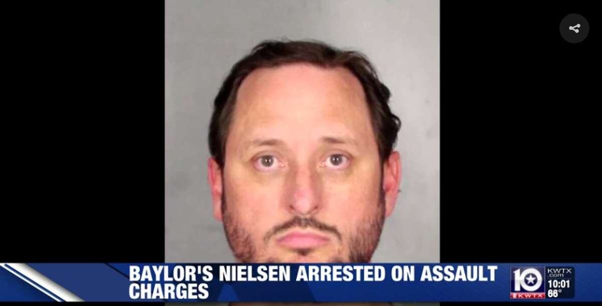 Baylor University Associate Athletic Director Heath Nielsen was arrested on Nov. 5 for allegedly grabbing James McBride, a sportswriter, by the neck. 