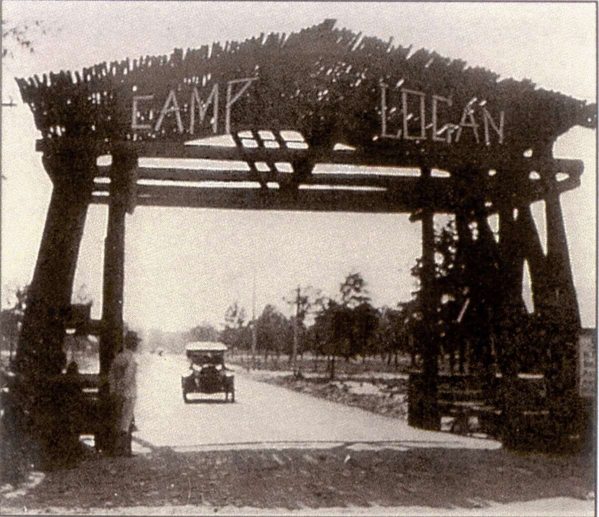 Camp Logan, now the site of Memorial Park, was built in 1917 as the U.S. entered World War I.