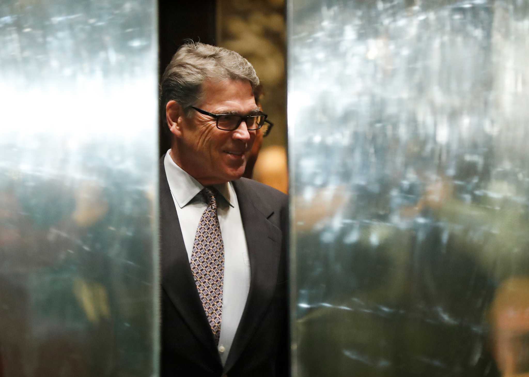 Rick Perry formally named as energy secretary in Trump Cabinet