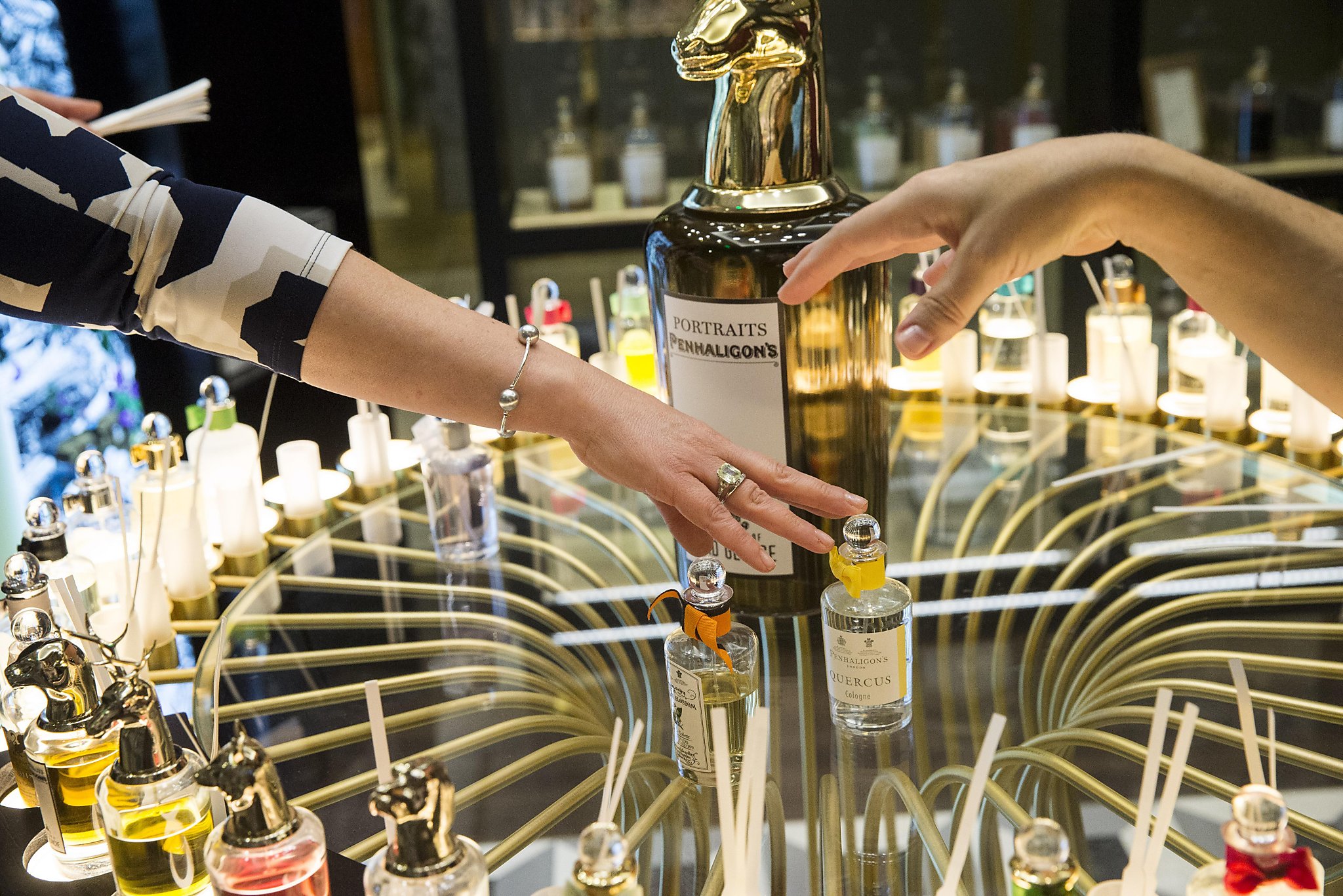 Forearm play: Penhaligon's perfumes offer a whiff of luxury