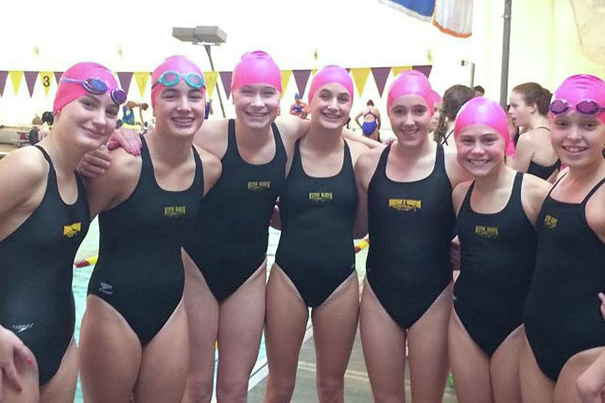 The Wilton Y Wahoos held their third Breast Cancer Awareness Meet to raise money and awareness for breast cancer research foundations during the Thanksgiving Invitational meet in November.