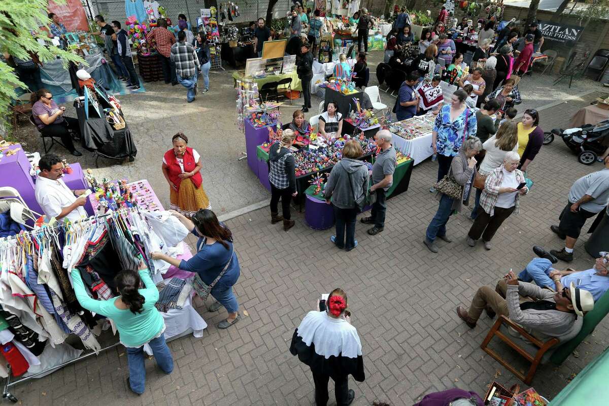 International Peace Market/Mercado de Paz: The 30th annual event will feature more than 100 local and international artists and artisans selling handcrafted items, including textiles, pottery, jewelry, paintings, sculpture and embroidered clothing. Includes a lineup of live entertainers and food vendors. 10 a.m.-6 p.m. Friday and Saturday, and noon-6 p.m. Sunday. Esperanza Peace & Justice Center, 922 San Pedro Ave., 210-228-0201, esperanzacenter.org.