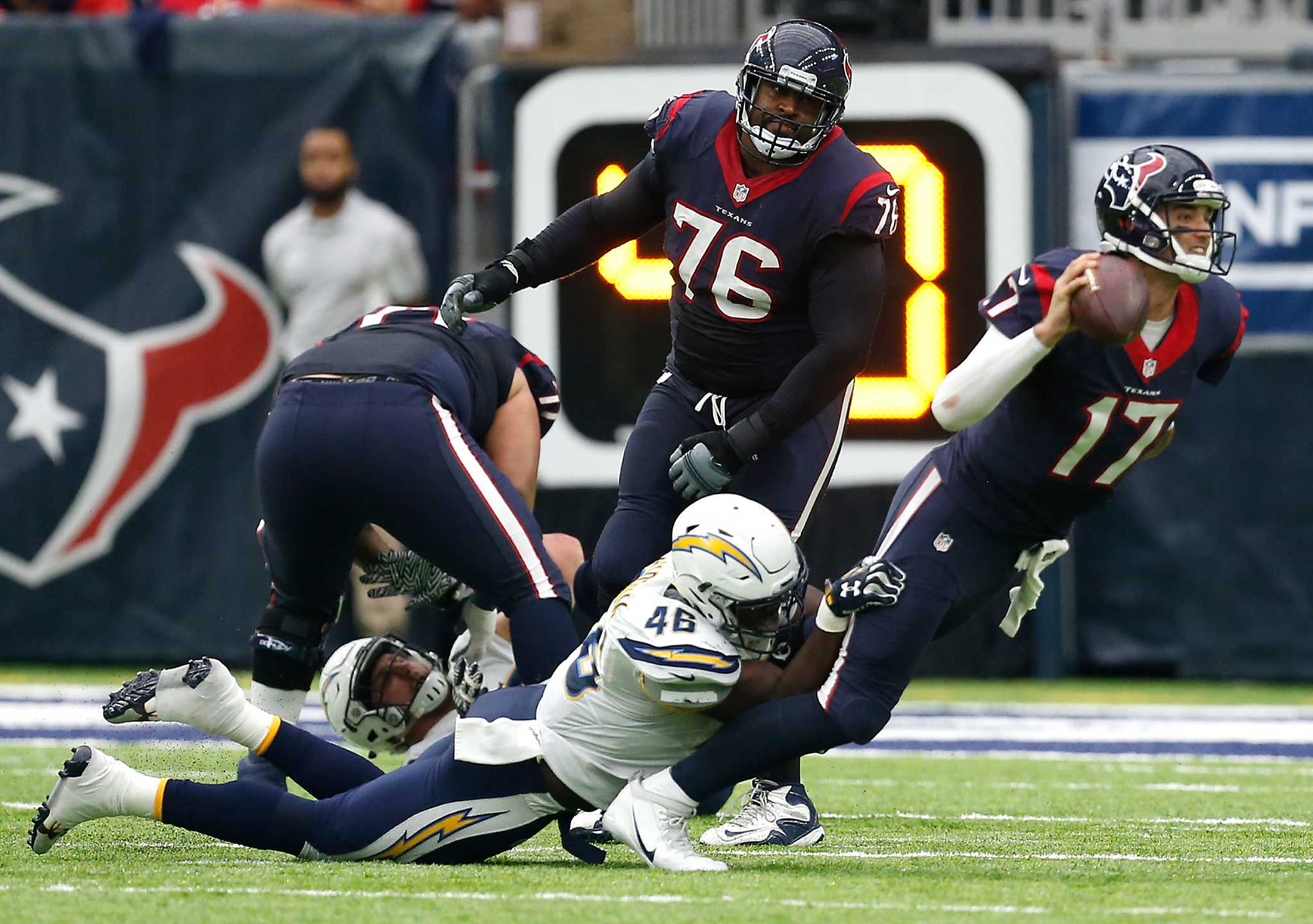 John McClain's report card for Texans vs. Chargers