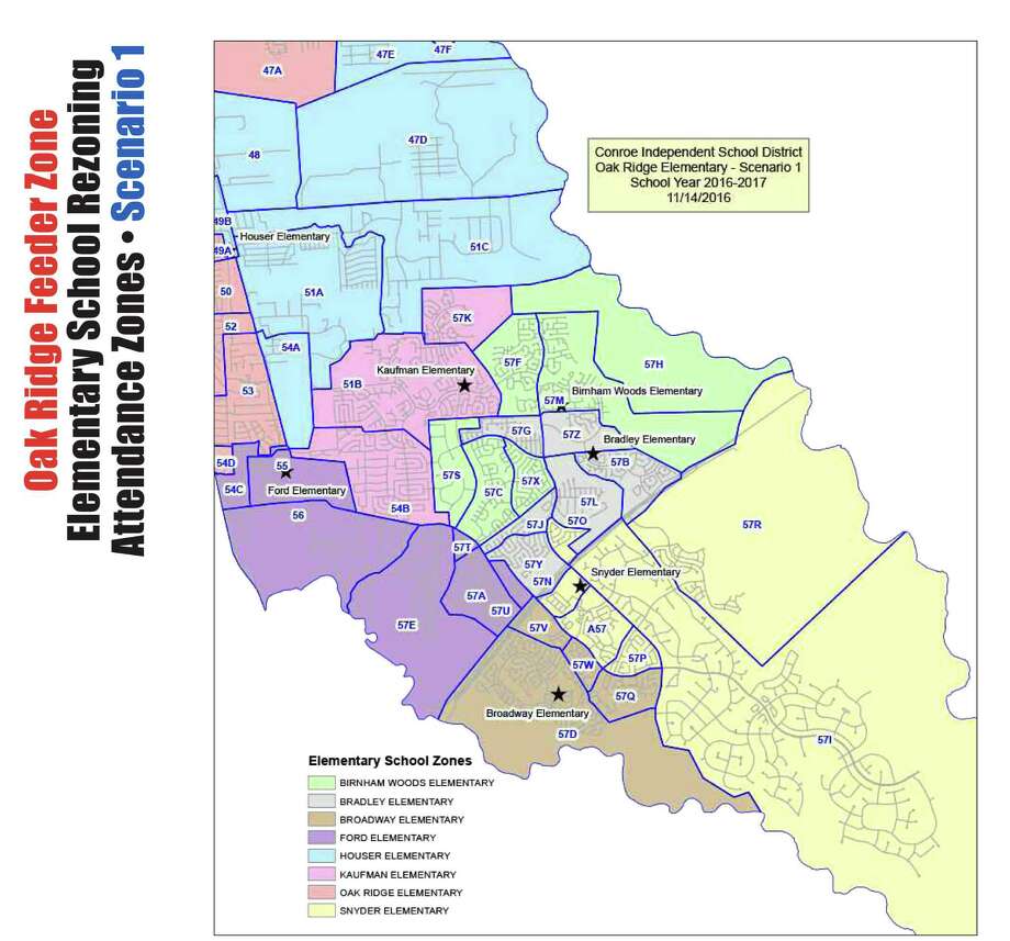 Conroe ISD Presents Rezoning Scenarios - Houston Chronicle