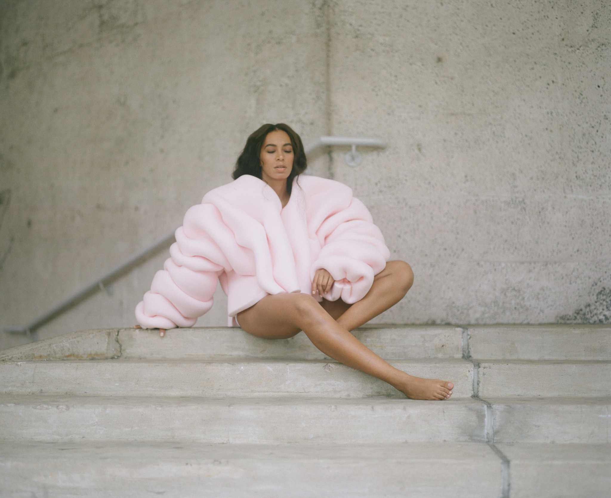 Solange performs at Super Bowl LIVE 