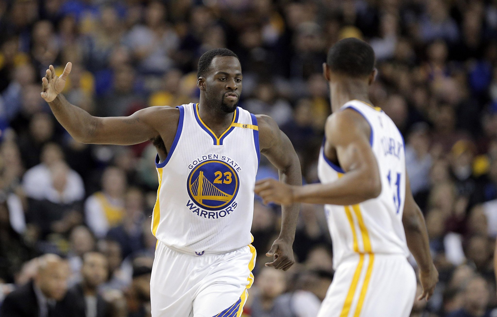 Warriors’ Green slowly putting his emotional outbursts behind him