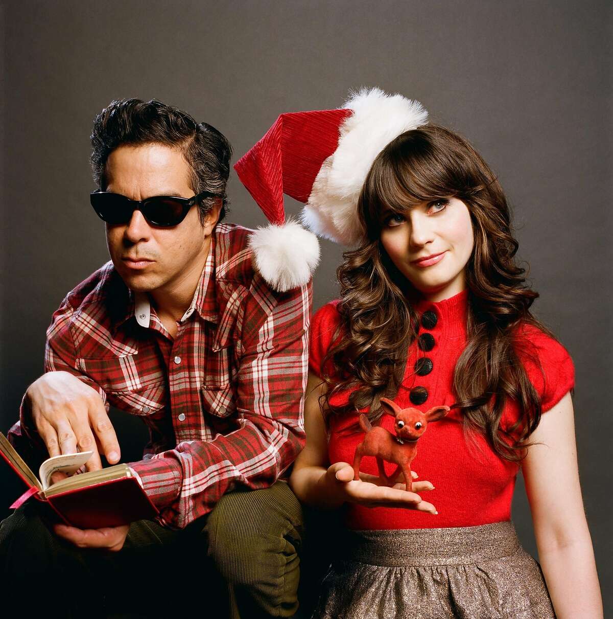 She and Him: M. Ward and Zooey Deschanel.