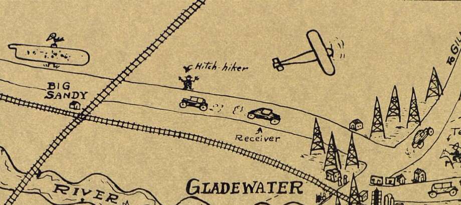 Old map of Texas oilfields is a trip through time - Houston Chronicle