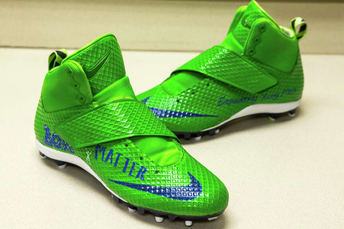 Texans show off specialty cleats for My Cause, My Cleats