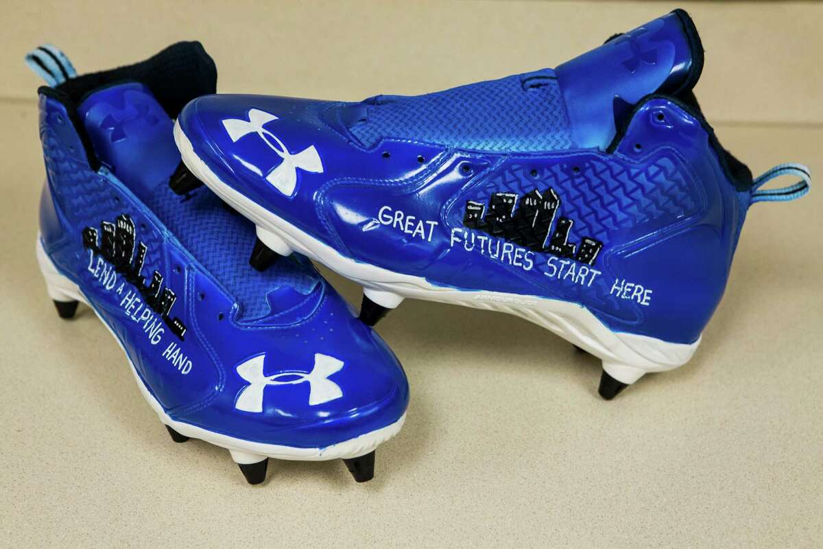 Texans show off specialty cleats for My Cause, My Cleats