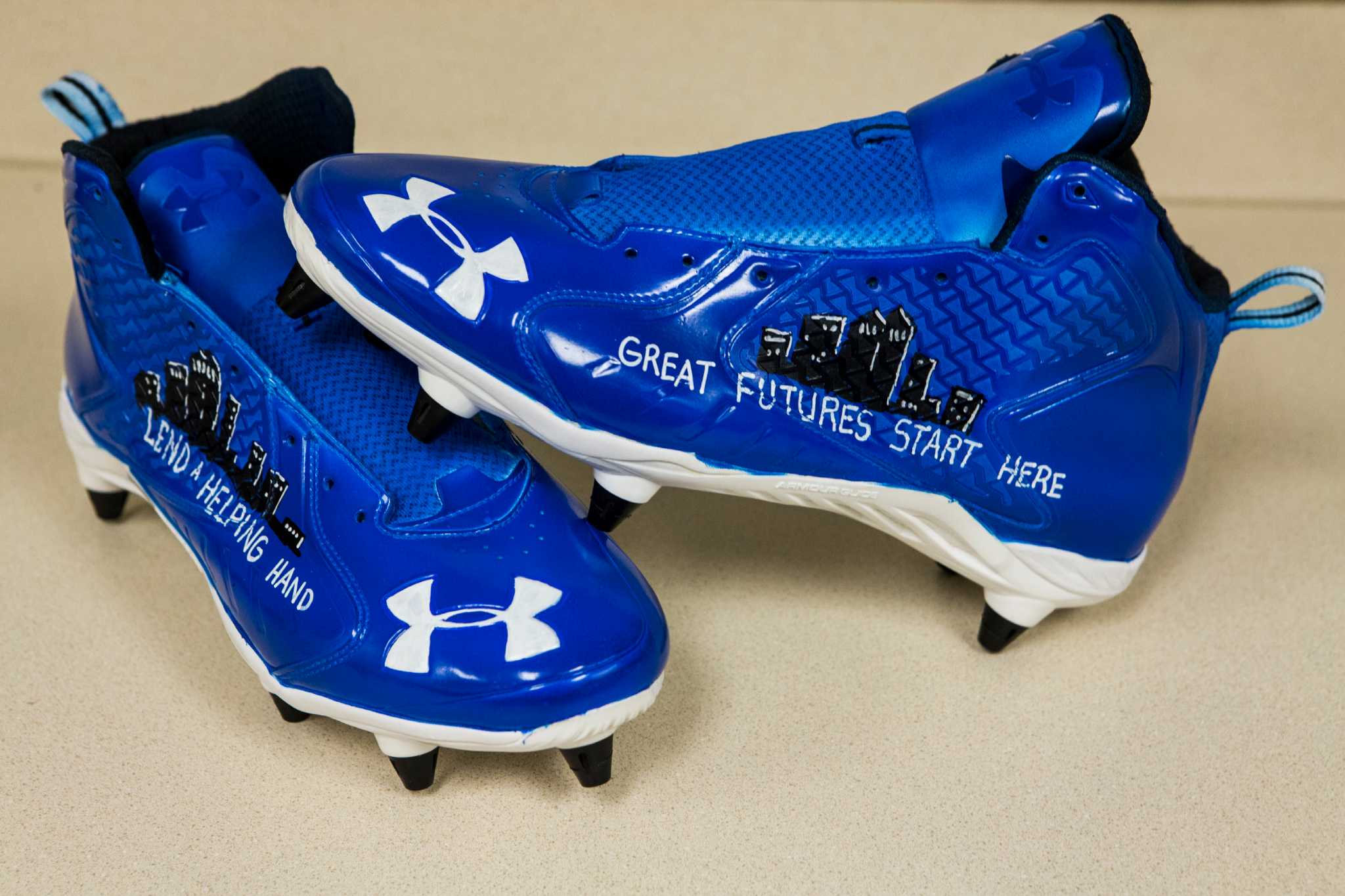 Texans show off specialty cleats for My Cause, My Cleats