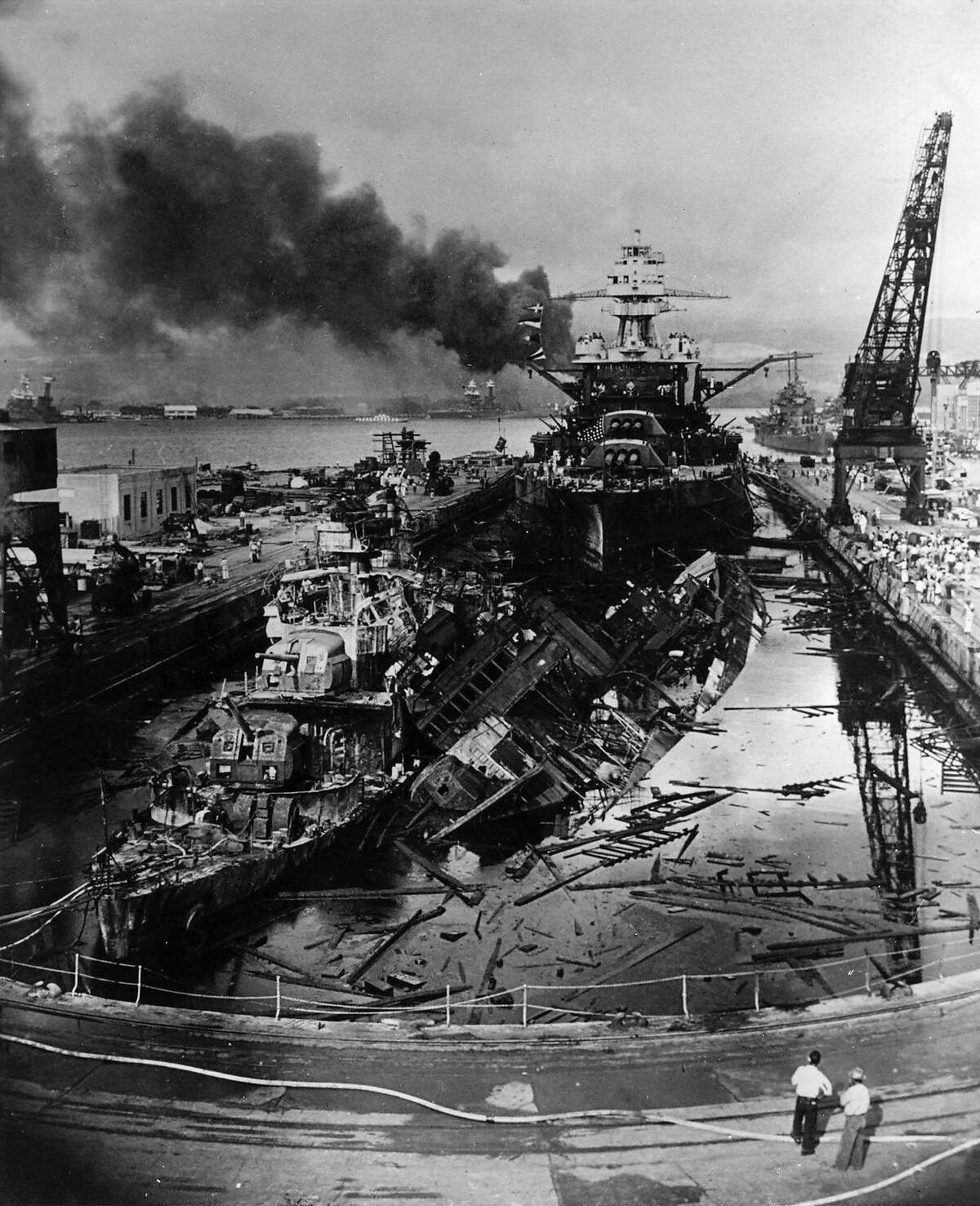 Unforgettable photos captured the attack on Pearl Harbor 76 years ago today