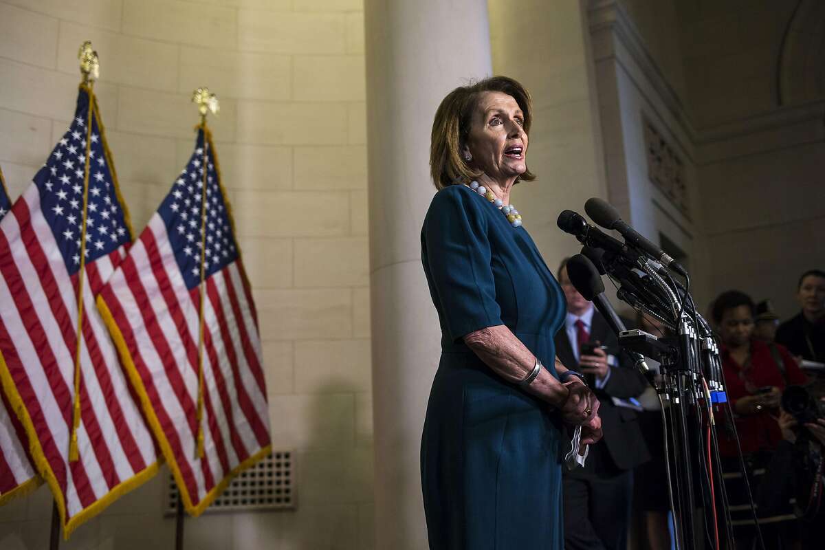 House Minority Leader Nancy Pelosi (D-Calif.) speaks to reporters following the election for House Democratic leader, on Capitol Hill in Washington, Nov. 30, 2016. Pelosi survived an attempt by a fellow Democrat, Tim Ryan, to unseat her amid anxiety over their party�s setbacks. (Al Drago/The New York Times)