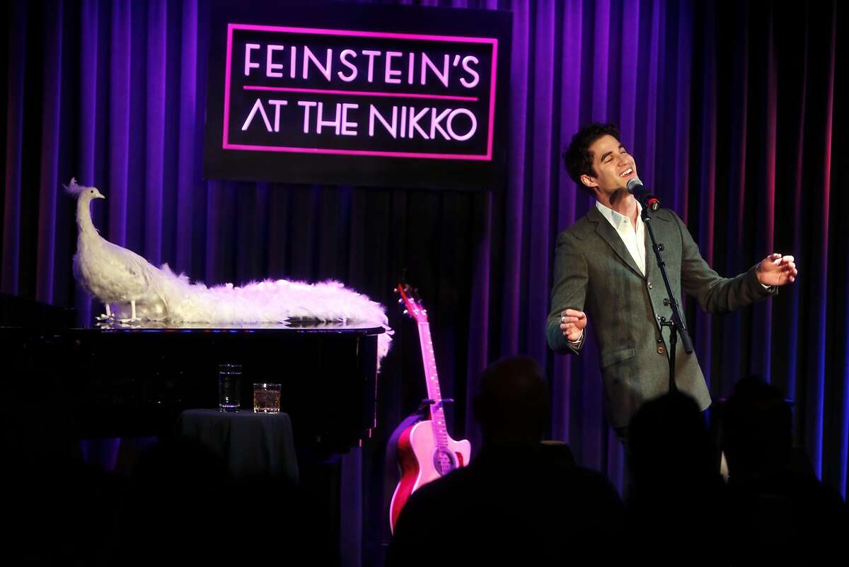 Former "Glee" star and San Francisco native Darren Criss plays Feinstein's at the Nikko in San Francisco, Calif., on Wednesday, November 30, 2016.
