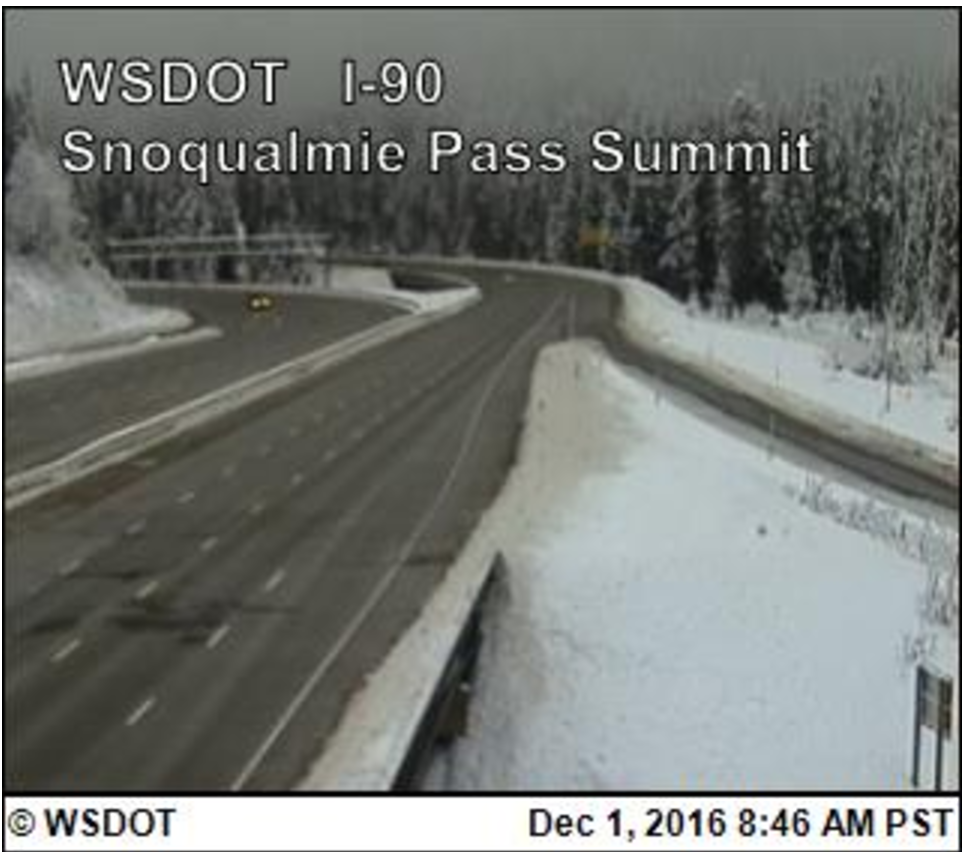 Interstate 90 westbound reopened over Snoqualmie Pass