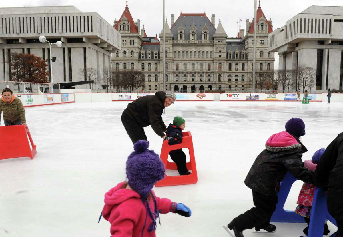 Empire State Plaza skating rink opens