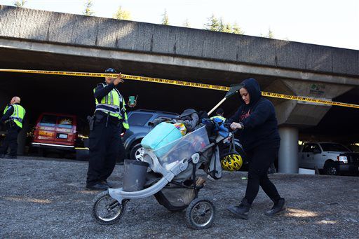 Man fatally shot by officer near homeless camp cleanup