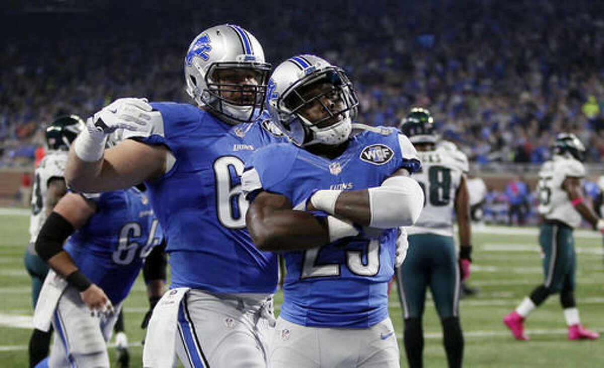 Prater's kick, Slay's pick give Lions 24-23 win over Eagles