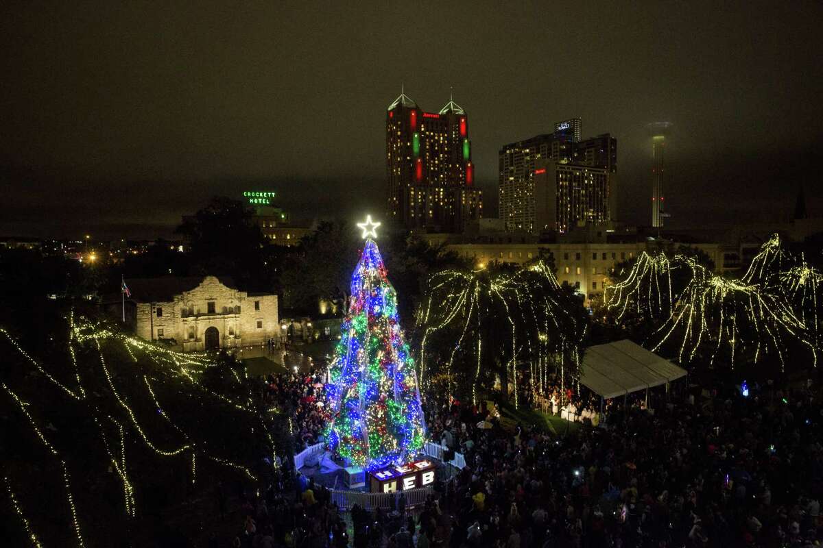 Seeing the towering Christmas tree back in Alamo Plaza  San Antonians who incorporated the annual tree-lighting ceremony in front of the Alamo into their own traditions for generations were upset to find out the event had been moved to Travis Park this year. While some lamented on social media, others set up tiny trees around the walkways near the Alamo in an attempt to restore the 33-year-old tradition. 