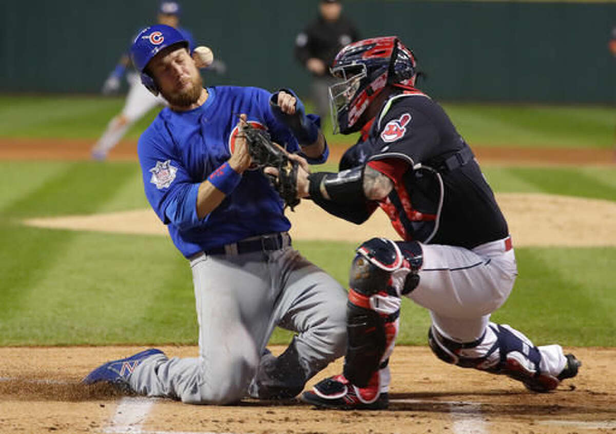 Kluber, Perez, Indians beat Cubs 6-0 in World Series opener 